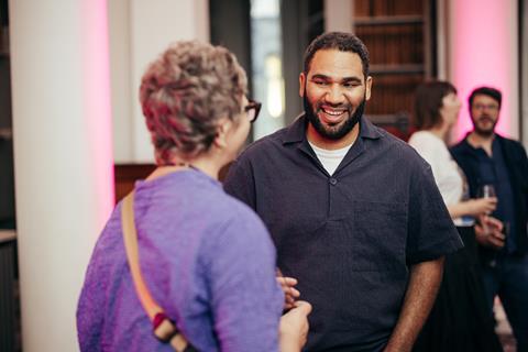 Lizzie Francke (NFTS head of fiction) and David Kimbangi (Film4 senior commissioning executive)